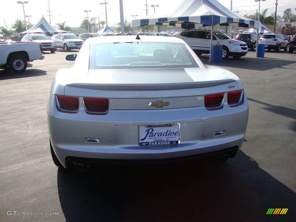 2010 Camaro SS/RS Coupe - Silver Ice Metallic / Black photo #8