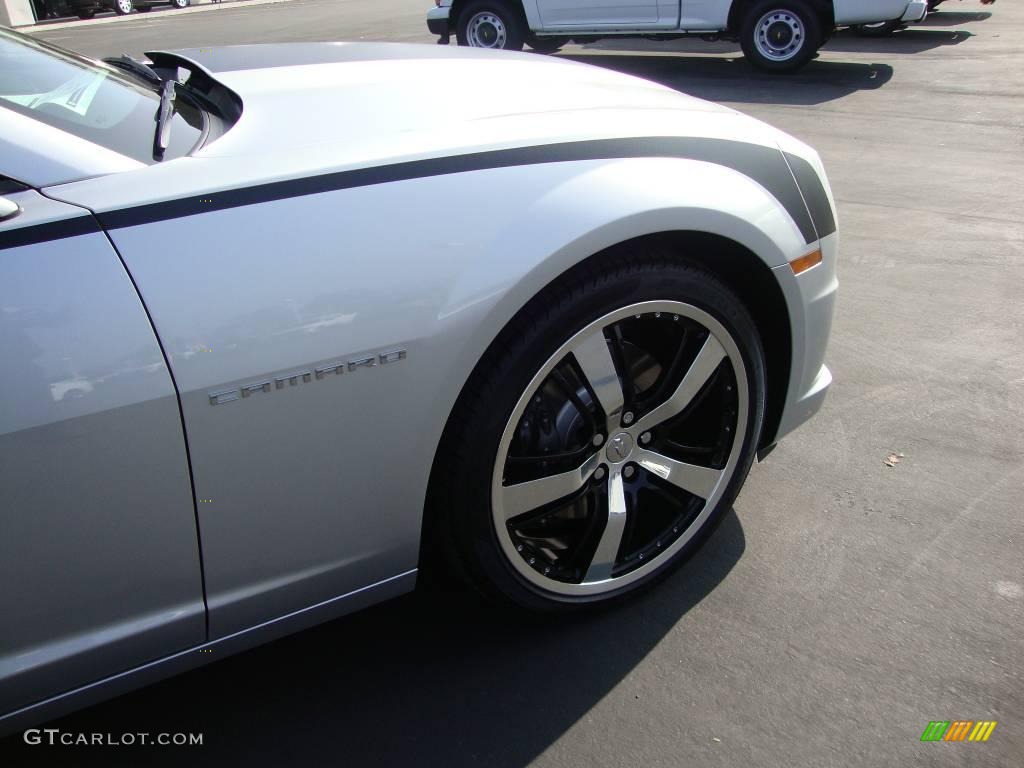 2010 Camaro SS/RS Coupe - Silver Ice Metallic / Black photo #13
