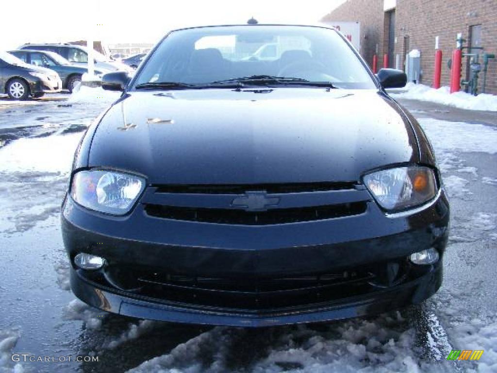2005 Cavalier LS Sport Coupe - Black / Graphite Gray photo #8