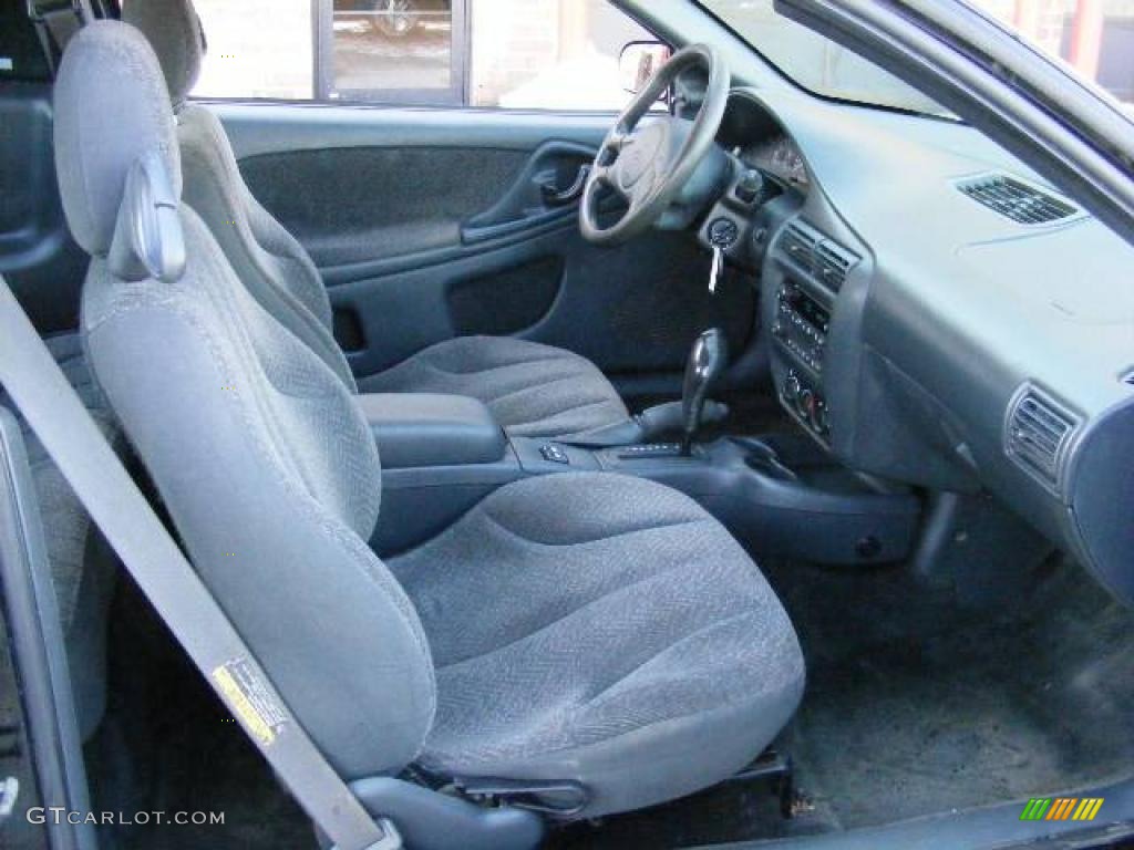 2005 Cavalier LS Sport Coupe - Black / Graphite Gray photo #13