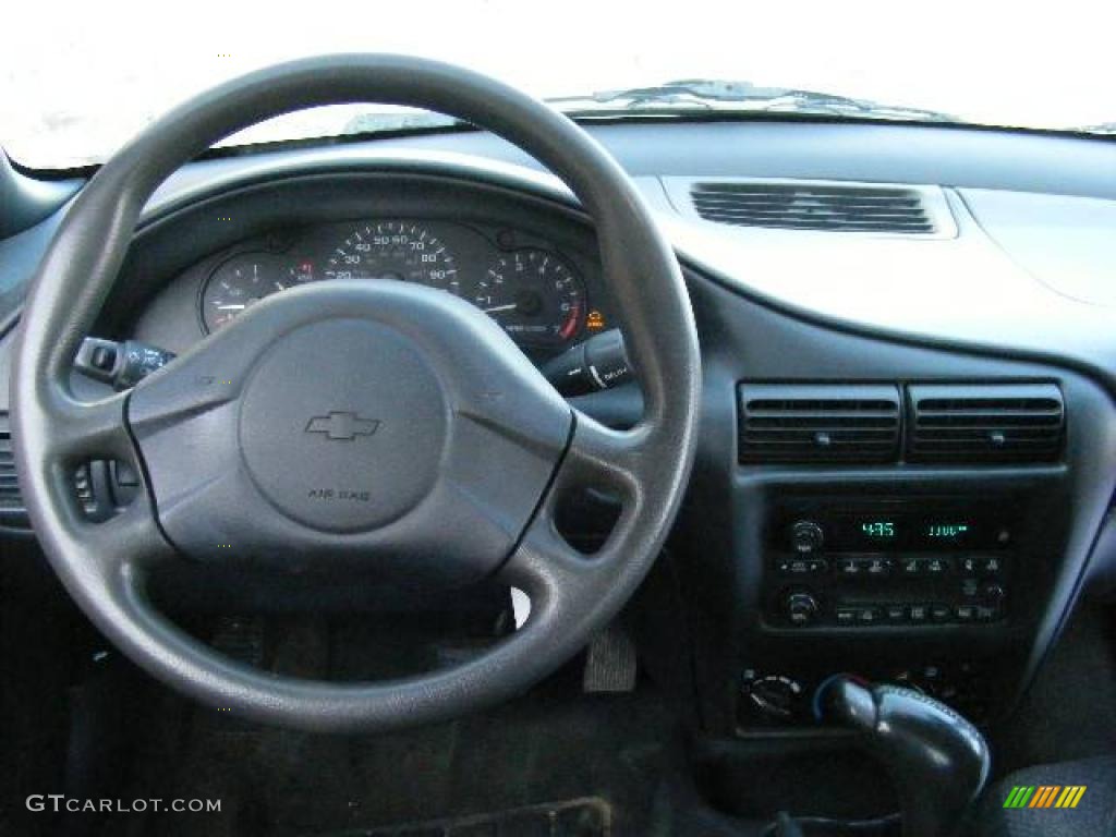 2005 Cavalier LS Sport Coupe - Black / Graphite Gray photo #14