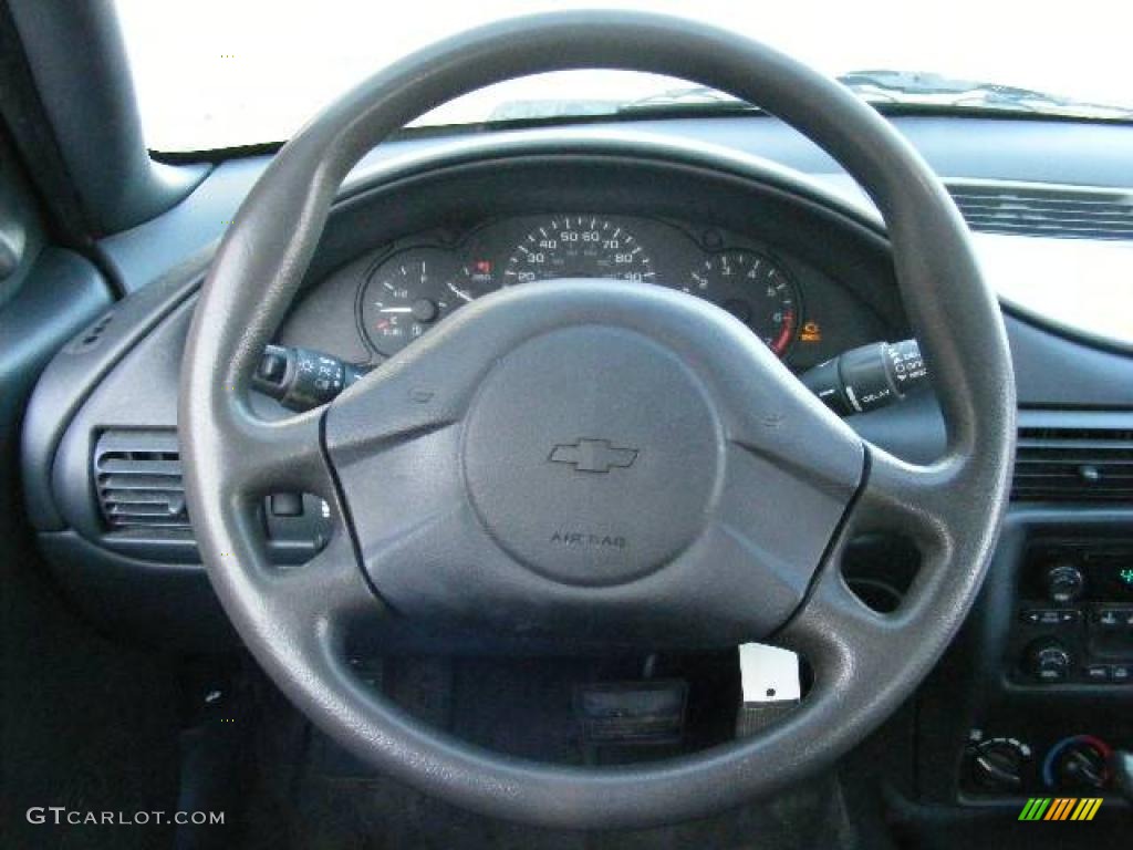 2005 Cavalier LS Sport Coupe - Black / Graphite Gray photo #15