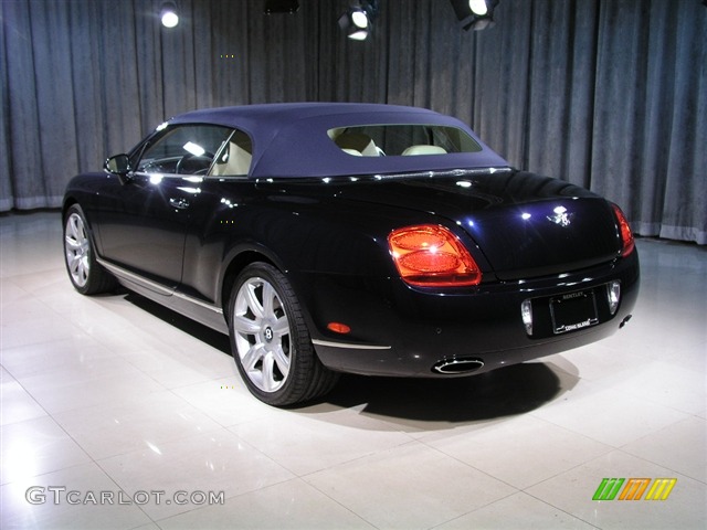 2007 Continental GTC  - Dark Sapphire / Magnolia photo #2