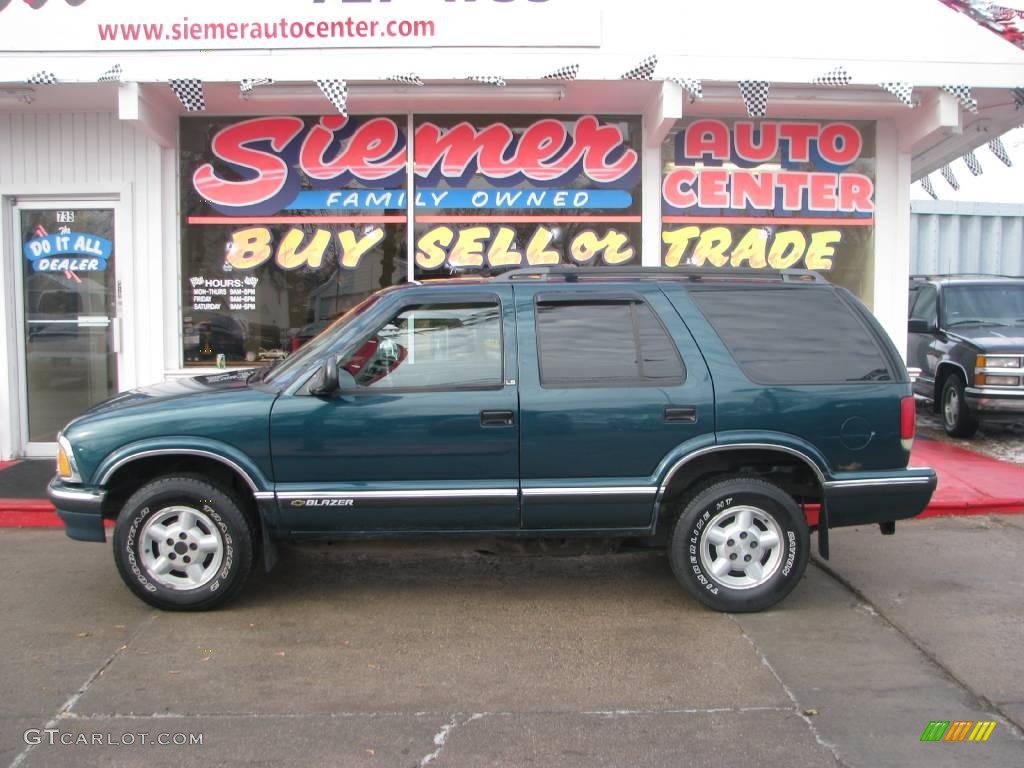 1997 Blazer LS 4x4 - Fairway Green Metallic / Dark Pewter photo #1
