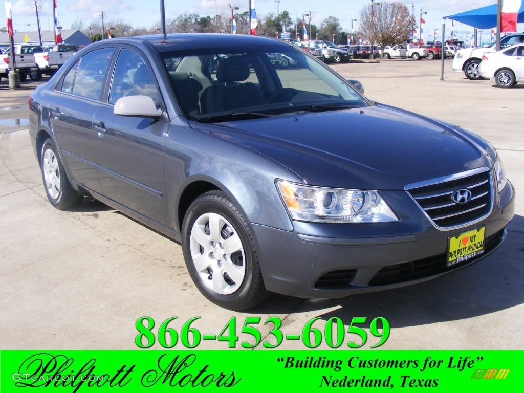 2009 Sonata GLS - Slate Blue / Gray photo #1