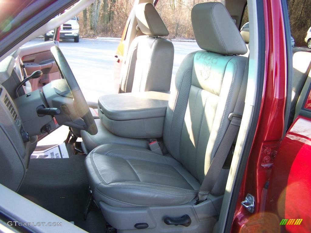 2008 Ram 1500 Big Horn Edition Quad Cab 4x4 - Inferno Red Crystal Pearl / Khaki photo #9