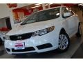 2010 Clear White Kia Forte EX  photo #1