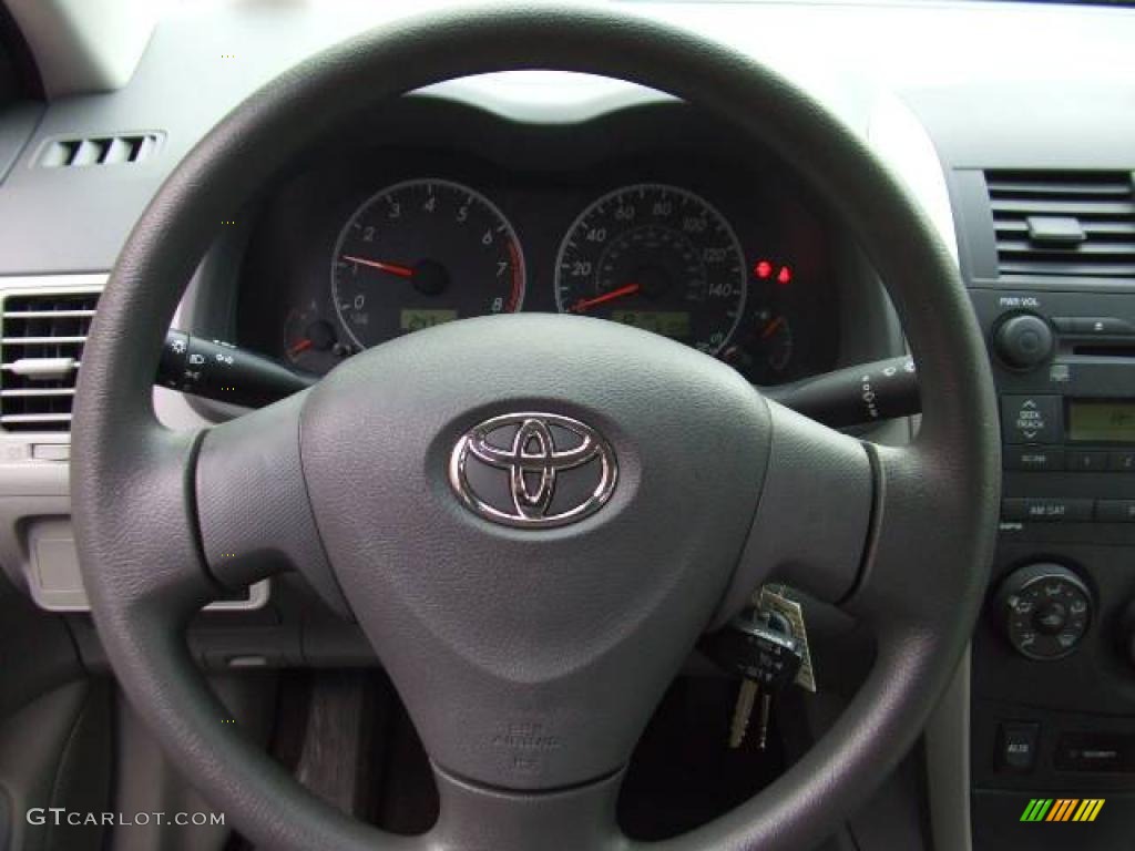 2009 Corolla LE - Barcelona Red Metallic / Ash photo #15