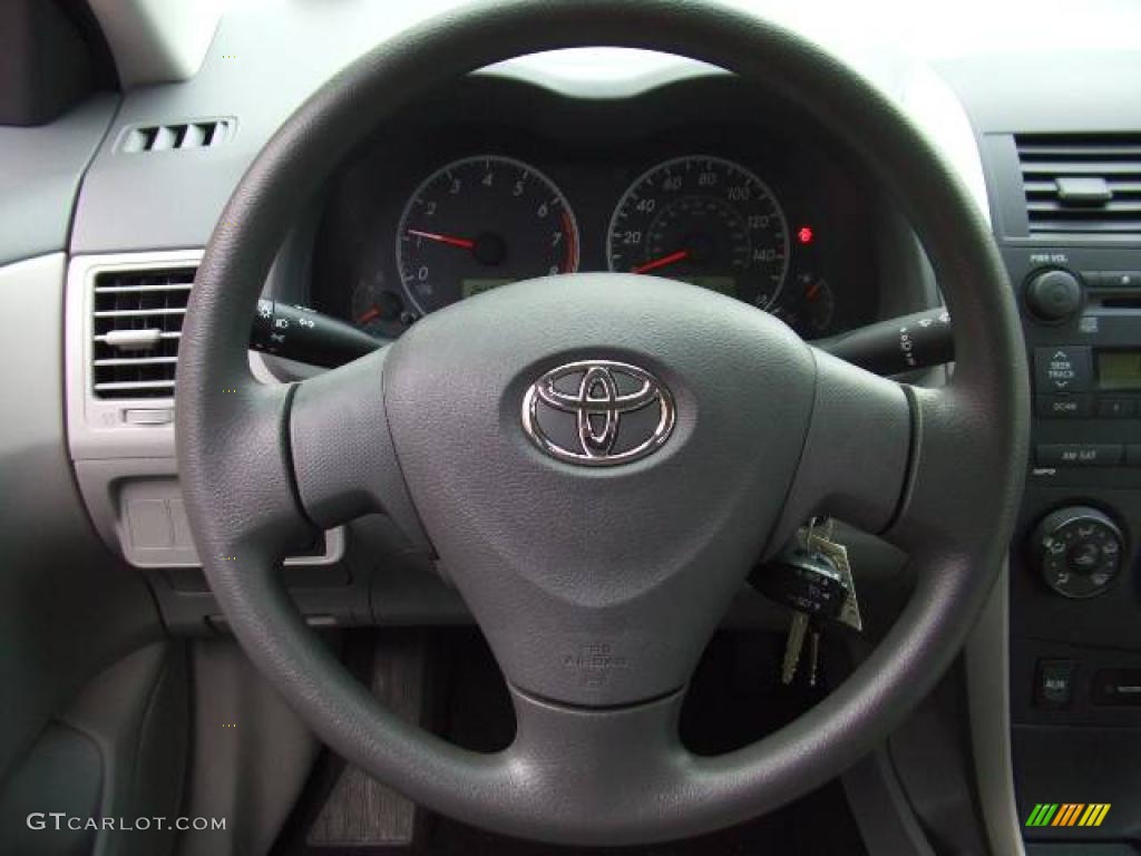 2009 Corolla LE - Barcelona Red Metallic / Ash photo #16