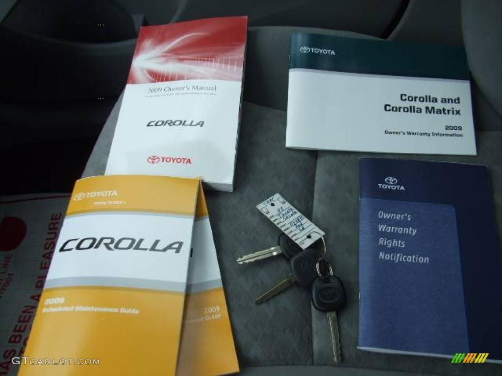 2009 Corolla LE - Barcelona Red Metallic / Ash photo #28