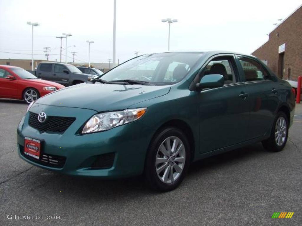 2009 Corolla LE - Capri Sea Green Metallic / Ash photo #7