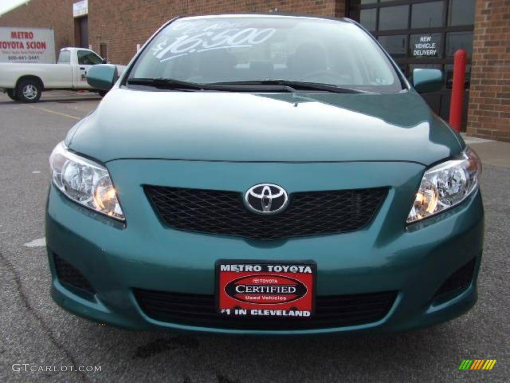 2009 Corolla LE - Capri Sea Green Metallic / Ash photo #8