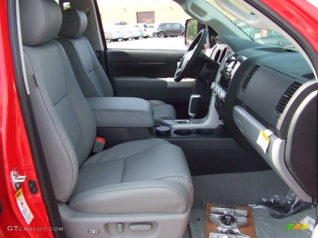 2008 Tundra Limited Double Cab 4x4 - Radiant Red / Graphite Gray photo #13