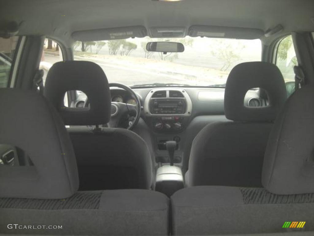 2003 RAV4  - Frosted White Pearl / Gray photo #41