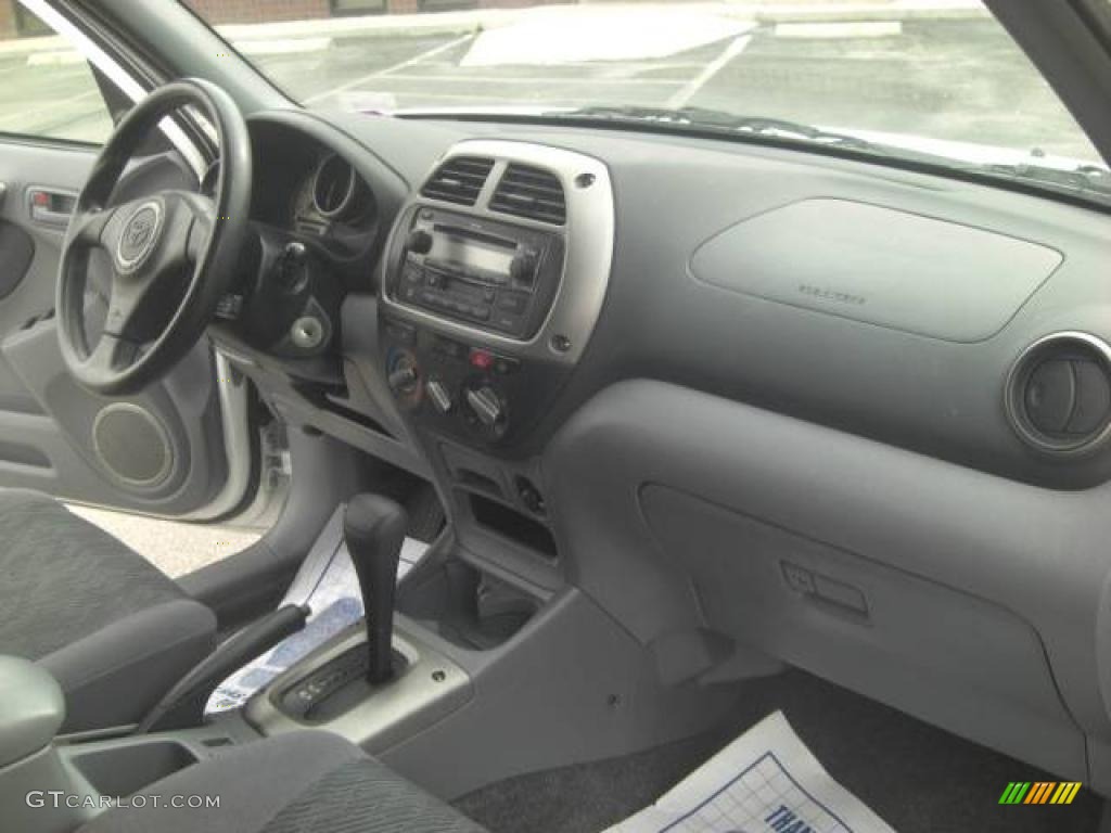 2003 RAV4  - Frosted White Pearl / Gray photo #46