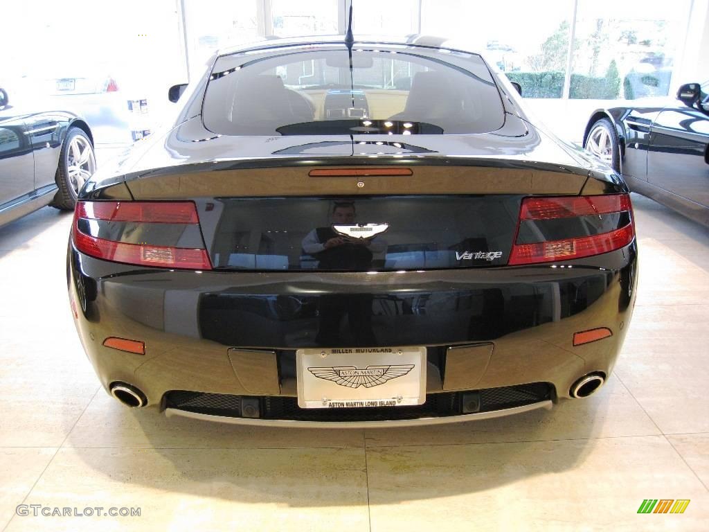 2007 V8 Vantage Coupe - Onyx Black / Sandstorm photo #5