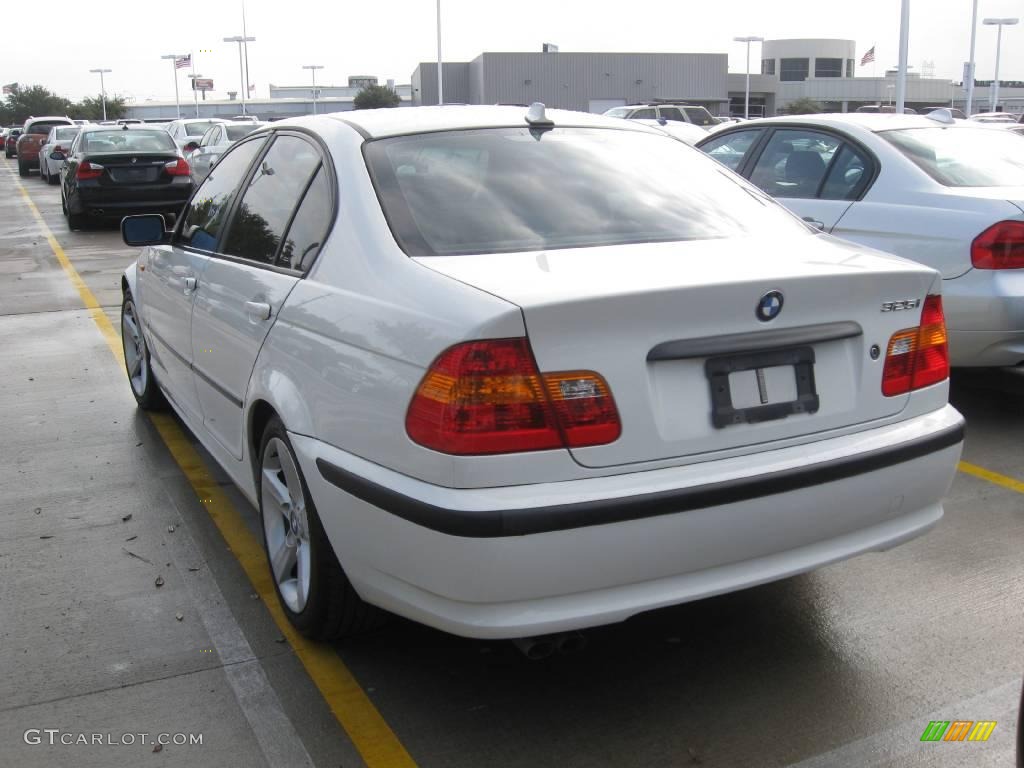 2004 3 Series 325i Sedan - Alpine White / Sand photo #2