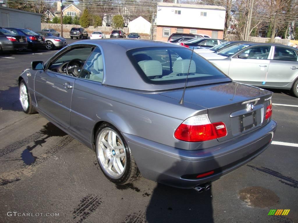 2004 3 Series 330i Convertible - Silver Grey Metallic / Grey photo #9