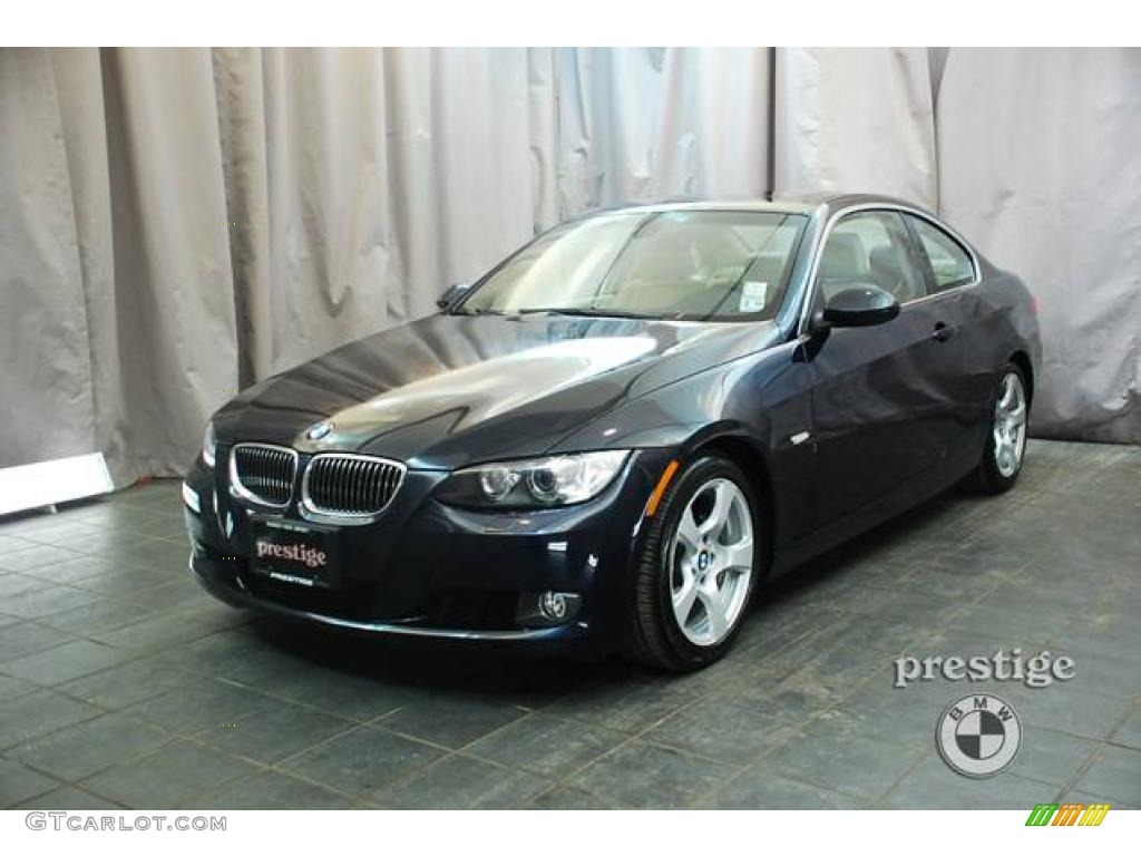 2008 3 Series 328i Coupe - Monaco Blue Metallic / Beige photo #1