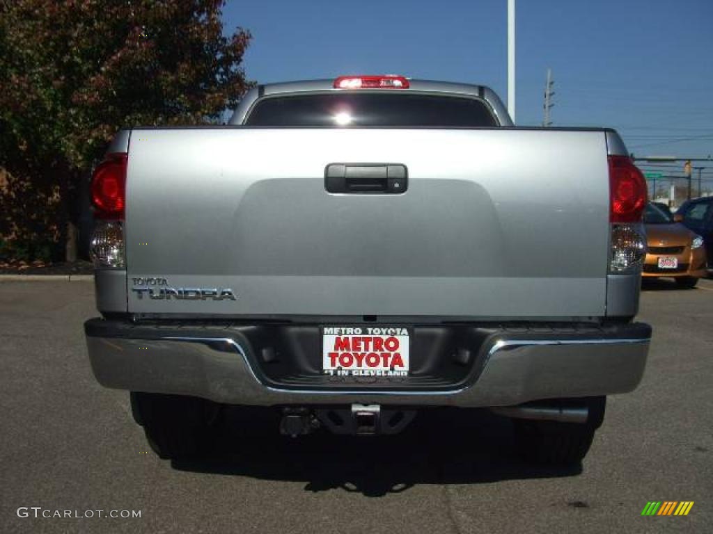 2008 Tundra SR5 CrewMax - Silver Sky Metallic / Black photo #4