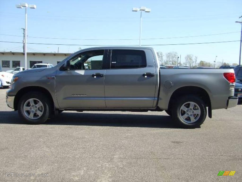 2008 Tundra SR5 CrewMax - Silver Sky Metallic / Black photo #6