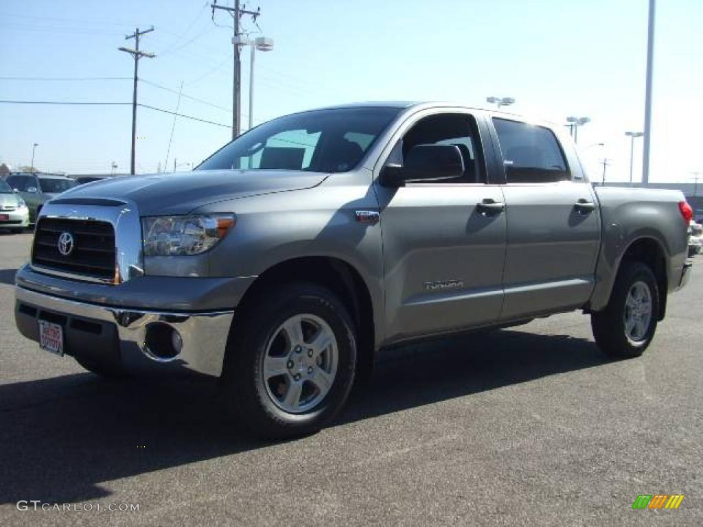 2008 Tundra SR5 CrewMax - Silver Sky Metallic / Black photo #7