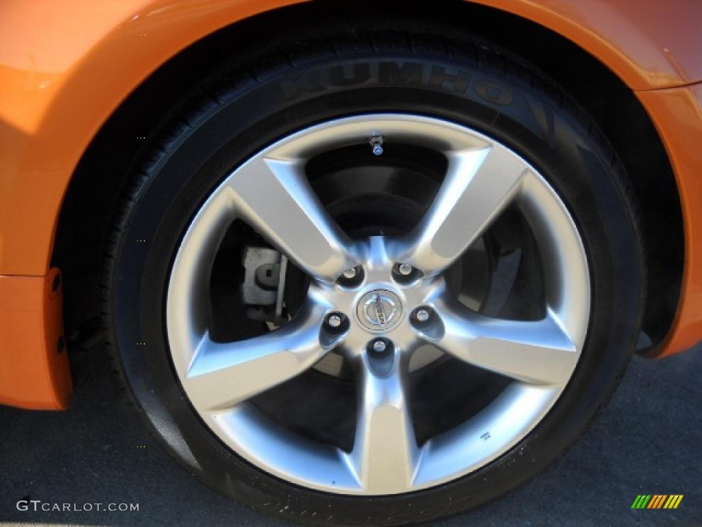 2007 350Z Enthusiast Coupe - Solar Orange Pearl / Carbon photo #7