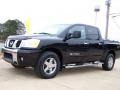 2007 Galaxy Black Nissan Titan SE Crew Cab 4x4  photo #2