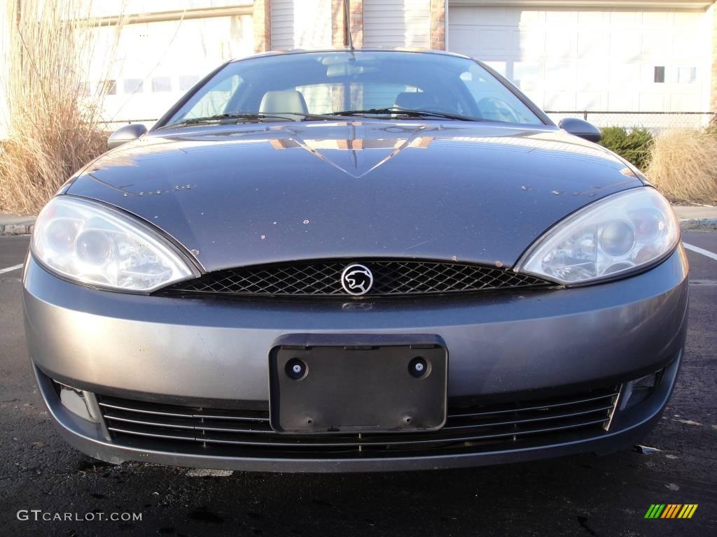 2002 Cougar V6 Coupe - Dark Shadow Grey Metallic / Dark Graphite photo #2