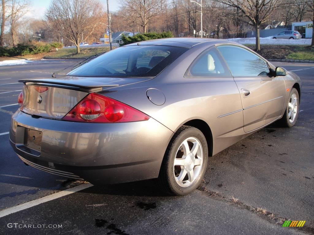 2002 Cougar V6 Coupe - Dark Shadow Grey Metallic / Dark Graphite photo #6