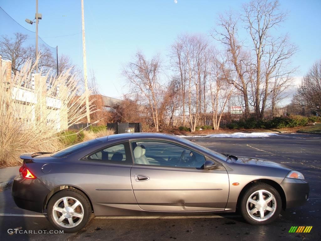 2002 Cougar V6 Coupe - Dark Shadow Grey Metallic / Dark Graphite photo #7