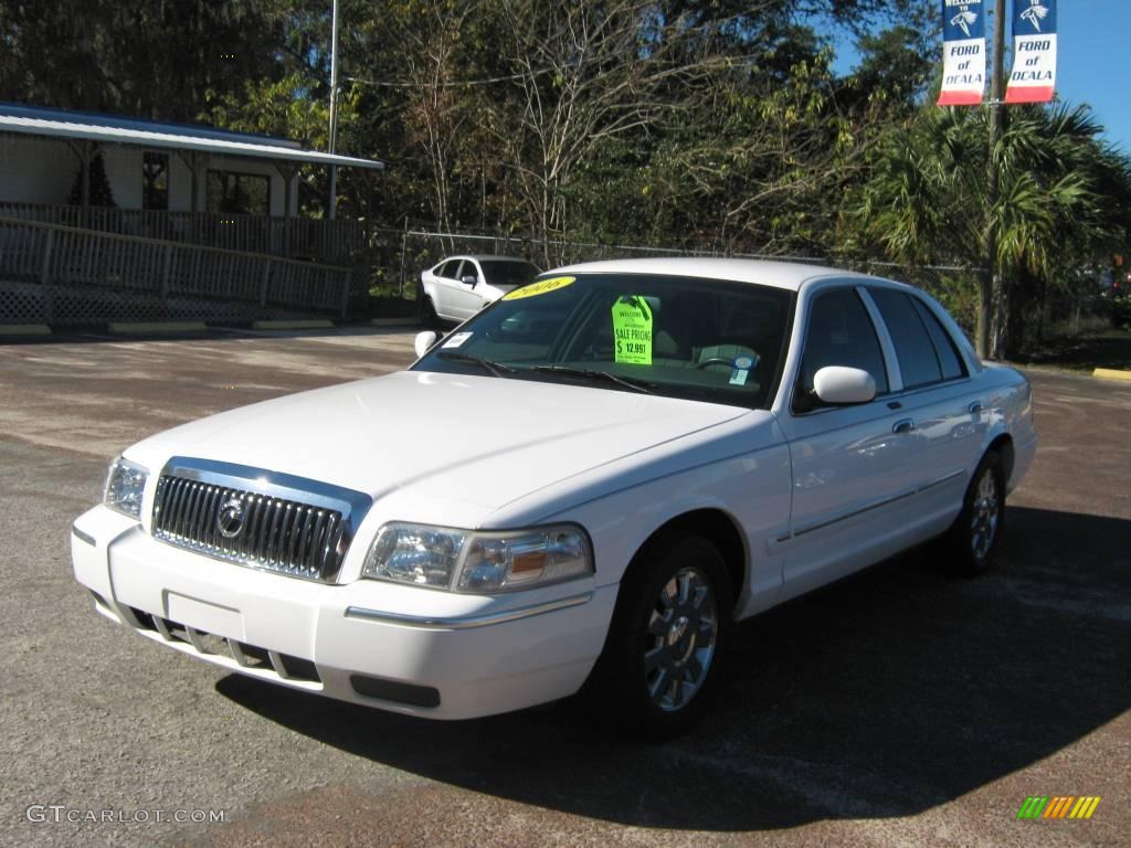 2006 Grand Marquis LS - Vibrant White / Light Camel photo #7