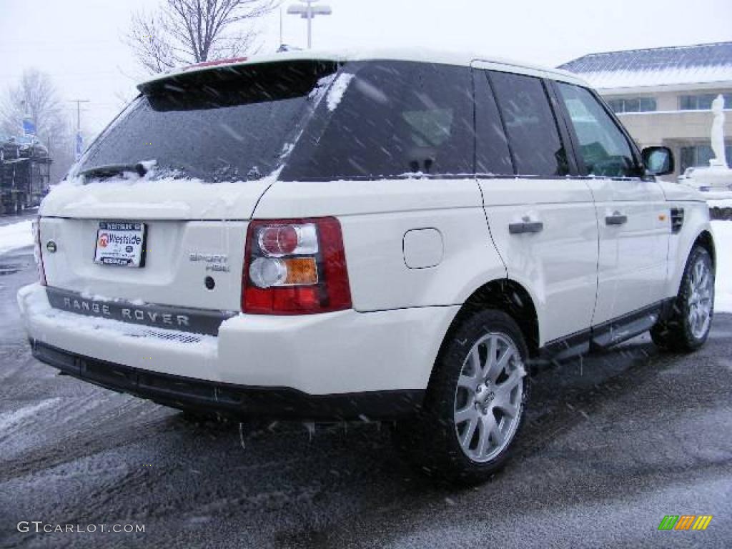 2008 Range Rover Sport HSE - Alaska White / Ebony Black photo #5
