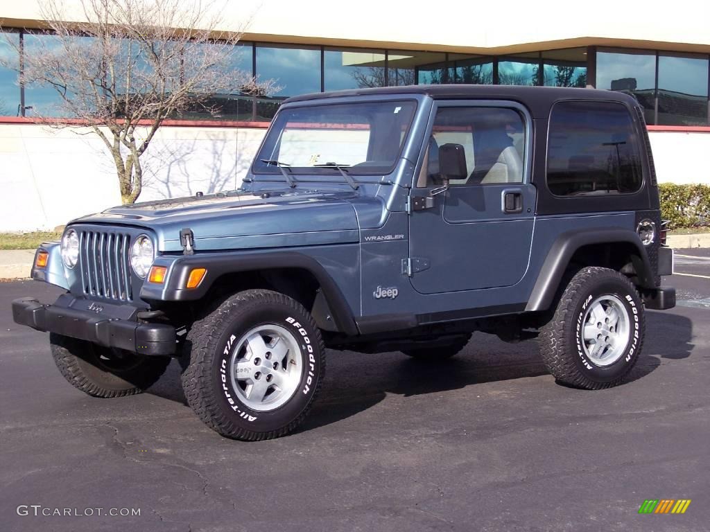 1998 Wrangler SE 4x4 - Gun Metal Pearl / Gray photo #2