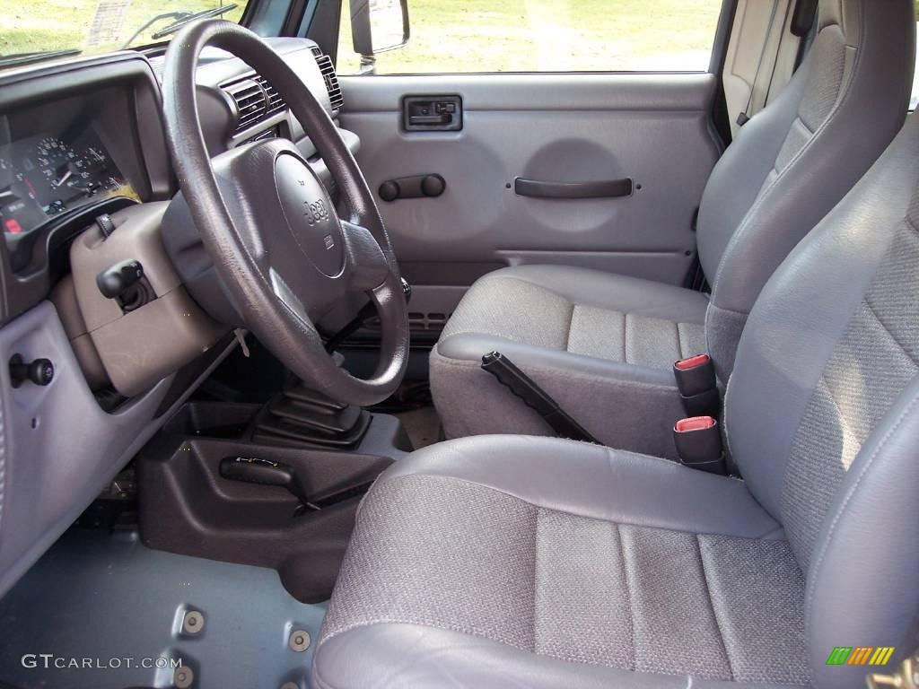 1998 Wrangler SE 4x4 - Gun Metal Pearl / Gray photo #25