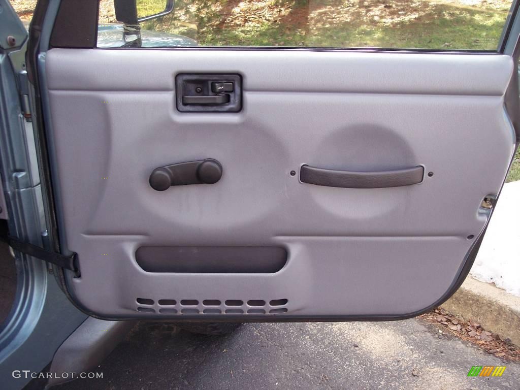 1998 Wrangler SE 4x4 - Gun Metal Pearl / Gray photo #35