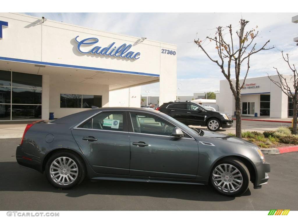 2010 CTS 3.6 Sedan - Thunder Gray ChromaFlair / Ebony photo #1