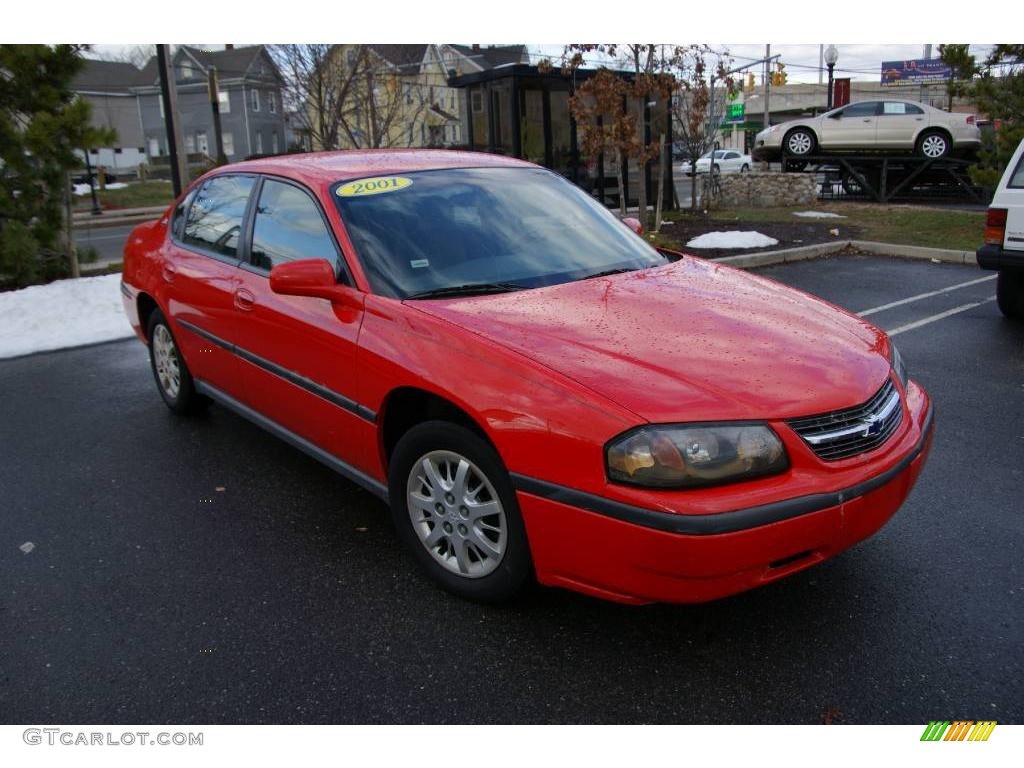 2001 Impala  - Torch Red / Medium Gray photo #3
