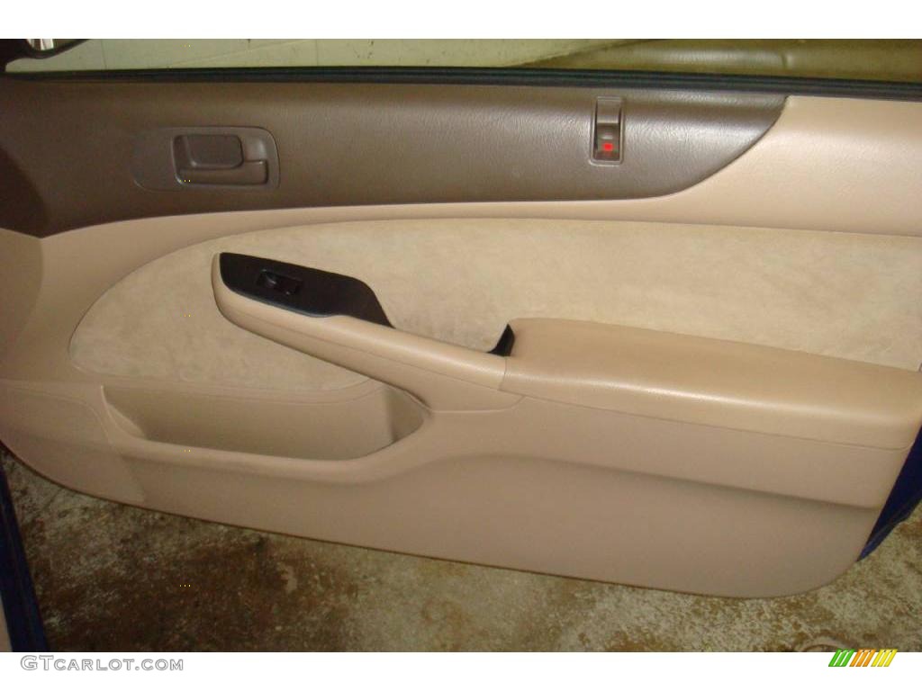 2005 Civic LX Coupe - Fiji Blue Pearl / Ivory photo #16