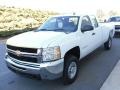 2009 Summit White Chevrolet Silverado 2500HD Work Truck Extended Cab  photo #1