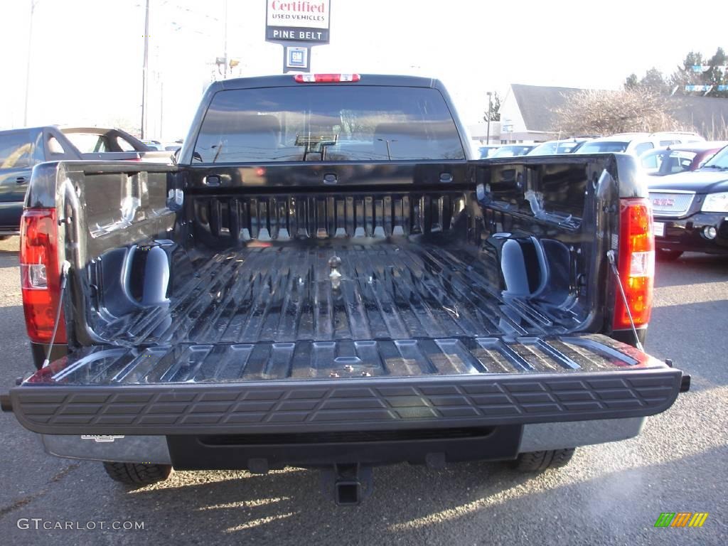 2009 Silverado 1500 LT Extended Cab 4x4 - Black Granite Metallic / Ebony photo #7