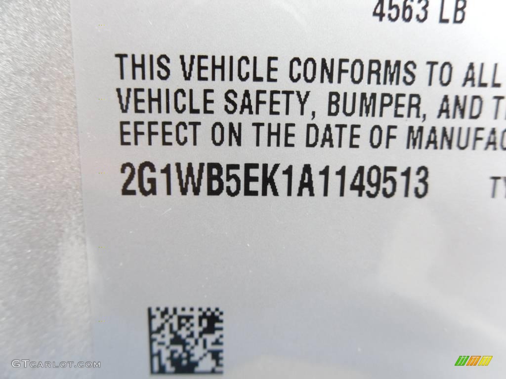 2010 Impala LT - Silver Ice Metallic / Gray photo #21