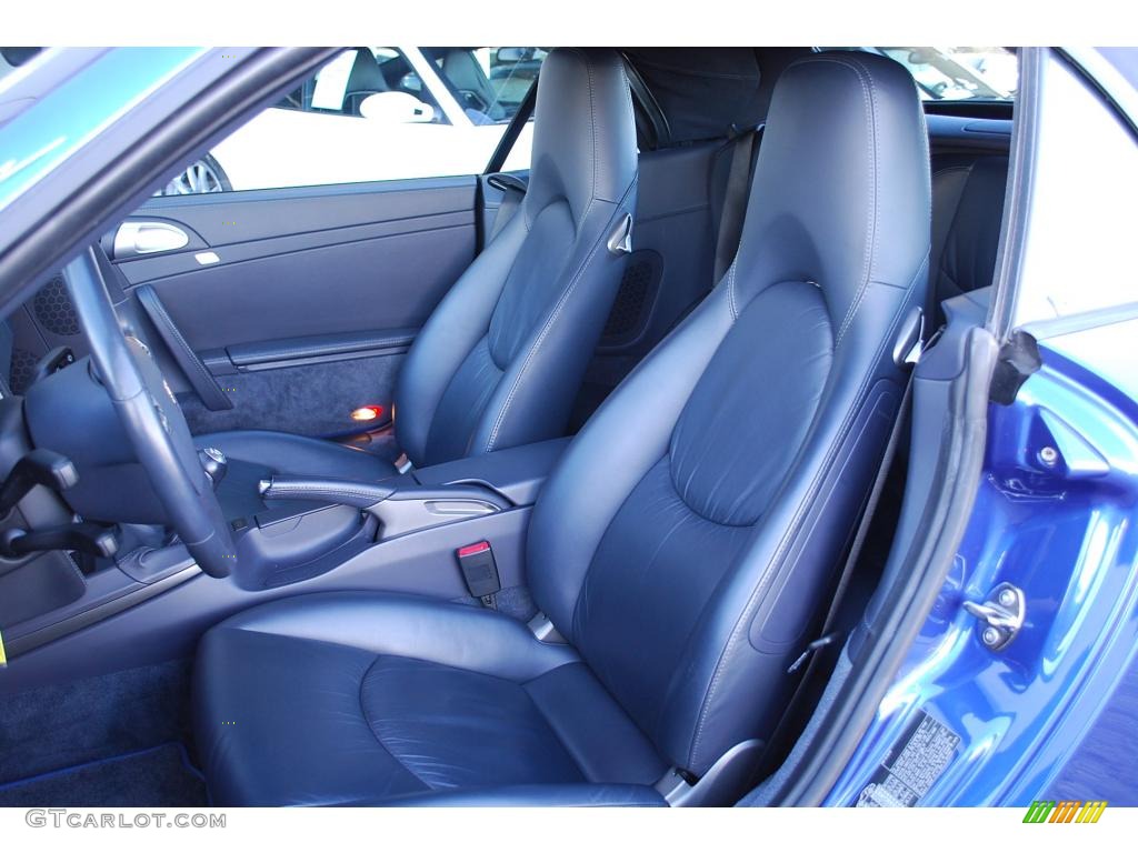 Sea Blue Interior 2006 Porsche 911 Carrera Cabriolet Photo #24163998