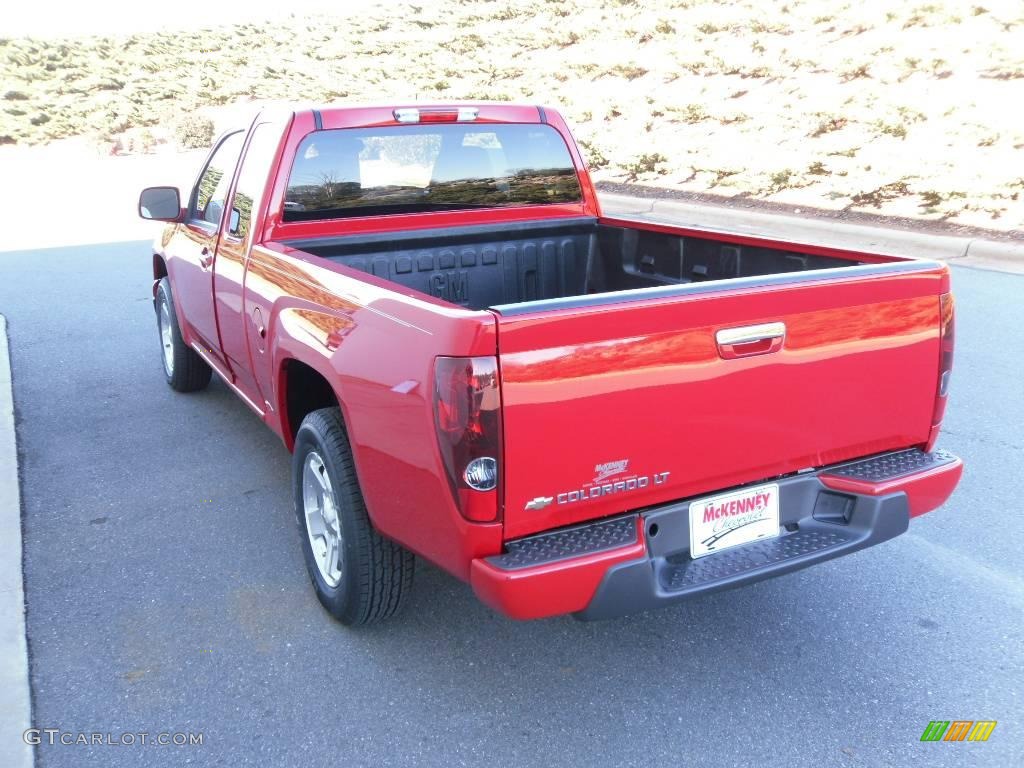 2010 Colorado LT Extended Cab - Victory Red / Ebony photo #2