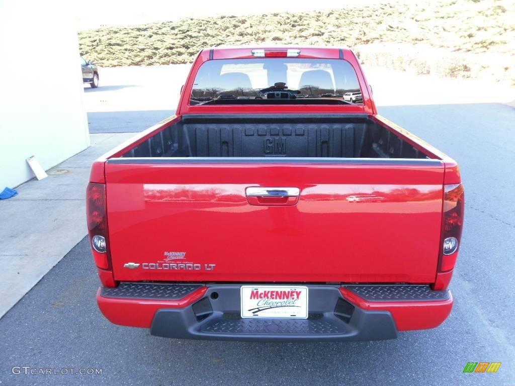 2010 Colorado LT Extended Cab - Victory Red / Ebony photo #3