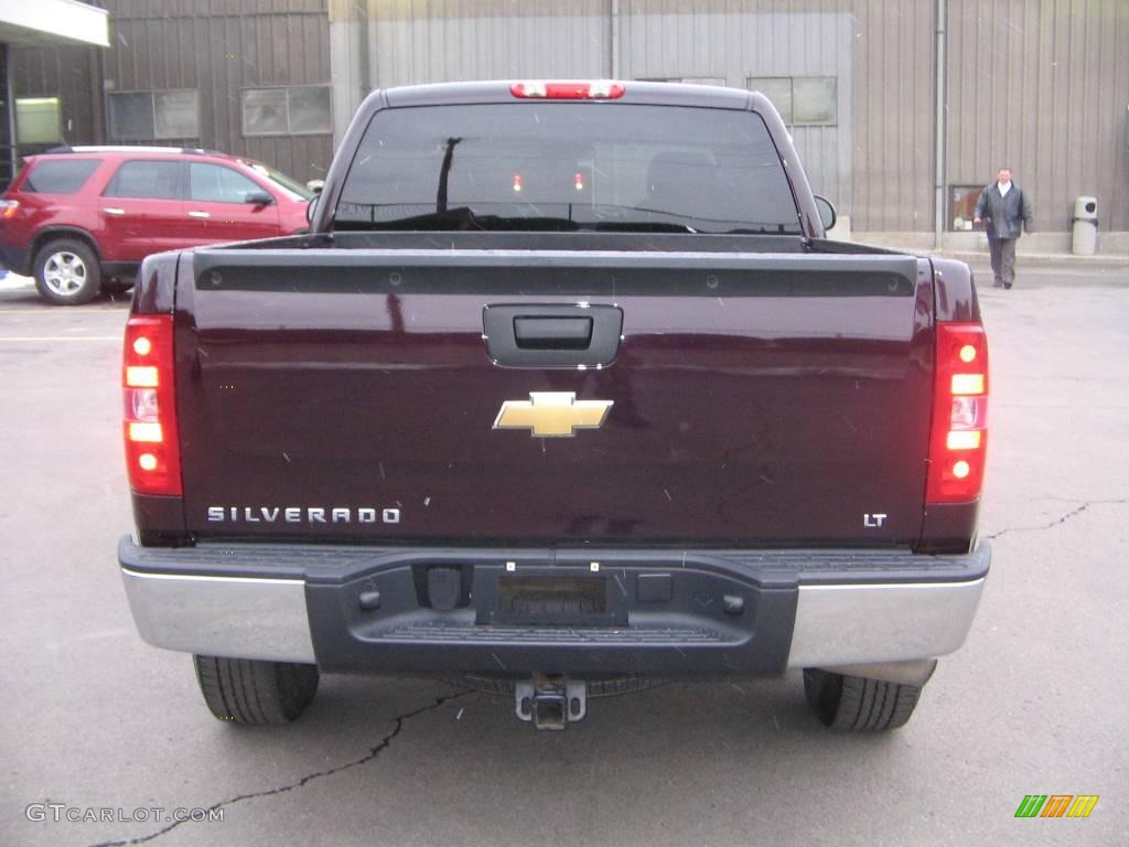 2009 Silverado 1500 LT Extended Cab 4x4 - Dark Cherry Red Metallic / Ebony photo #5