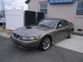 2002 Mineral Grey Metallic Ford Mustang GT Coupe  photo #2