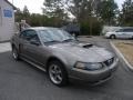 2002 Mineral Grey Metallic Ford Mustang GT Coupe  photo #8