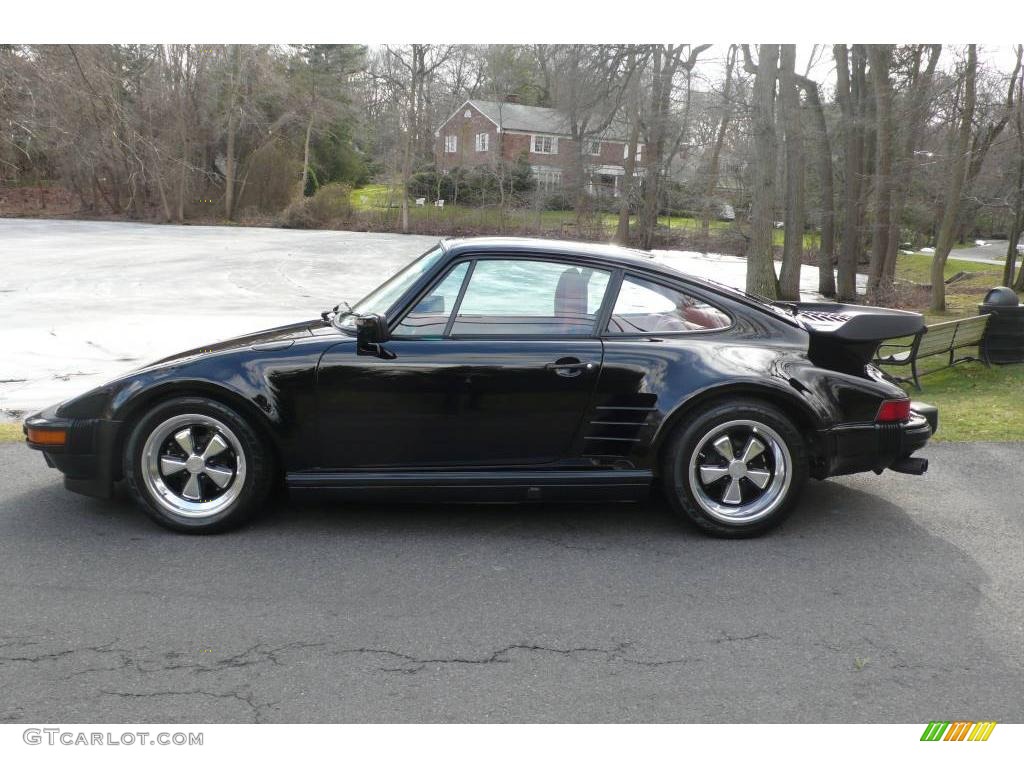 Black 1987 Porsche 911 Slant Nose Turbo Coupe Exterior Photo #24169130