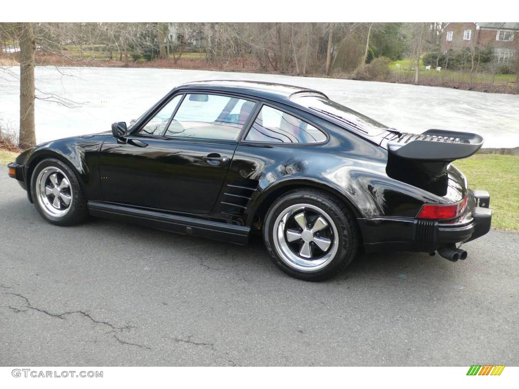 Black 1987 Porsche 911 Slant Nose Turbo Coupe Exterior Photo #24169142